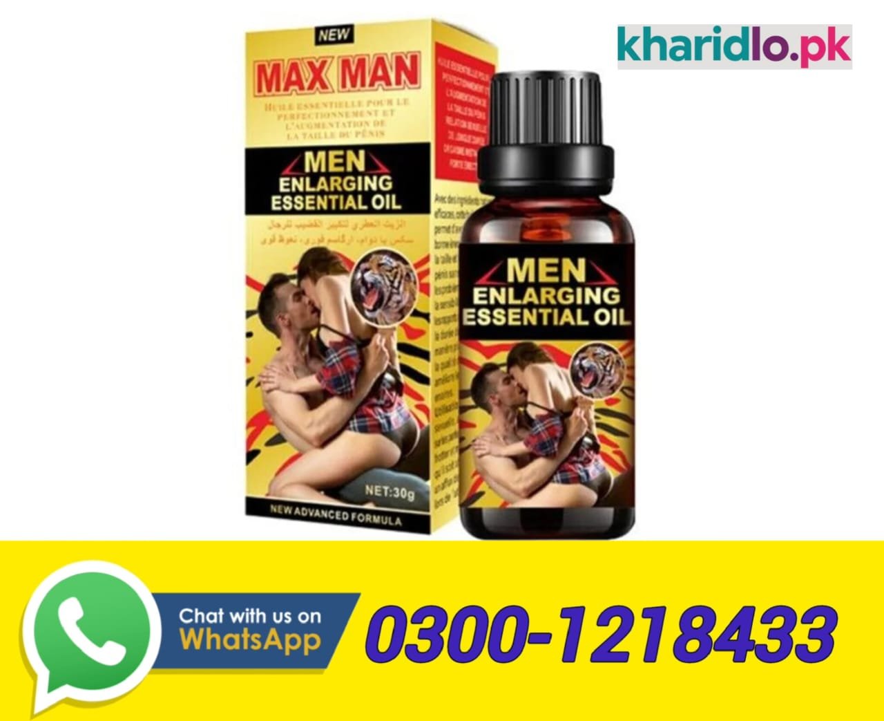 Max Man Enlarging Essential Oil in Pakistan