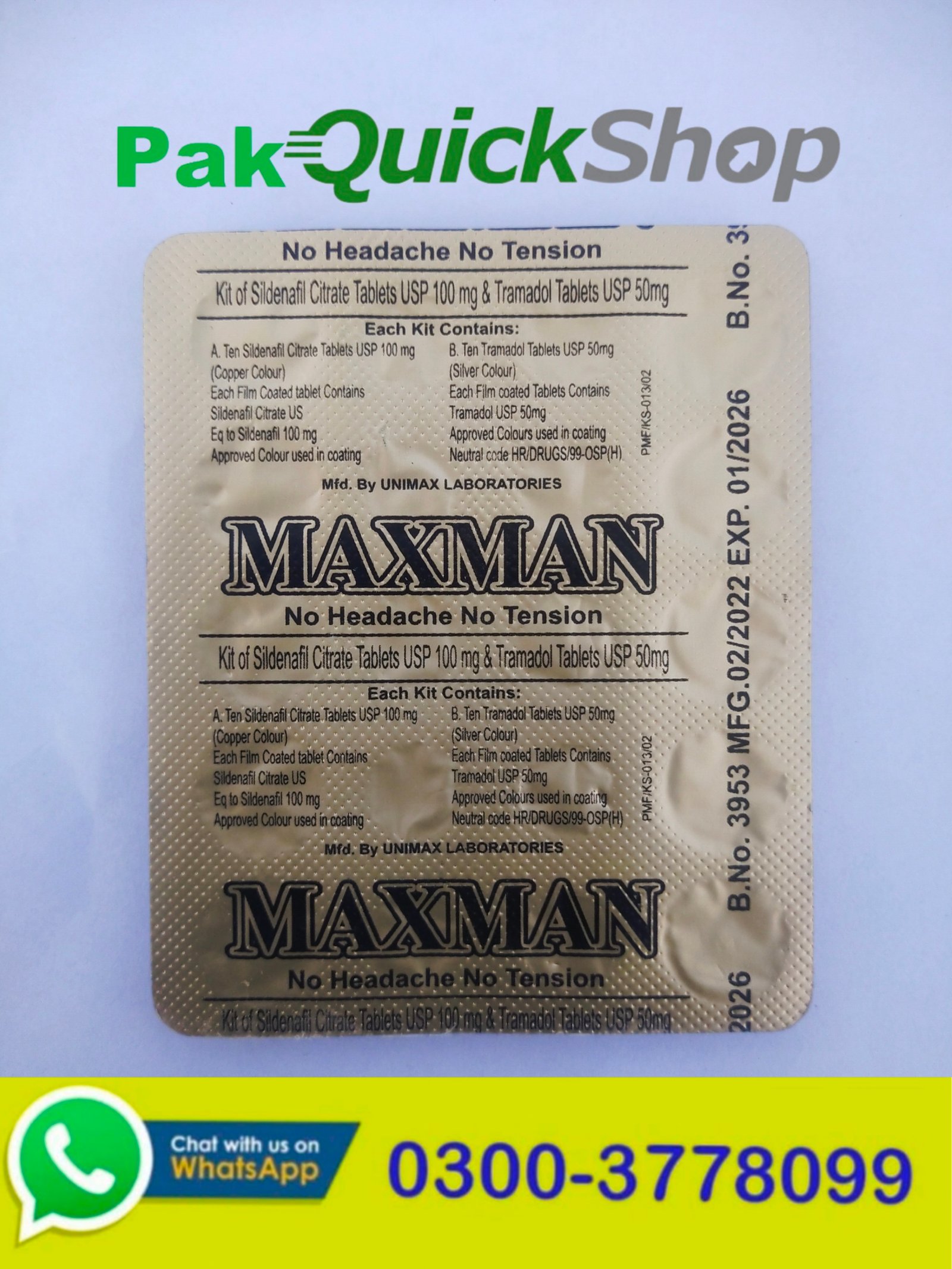 Maxman Tablets in Pakistan