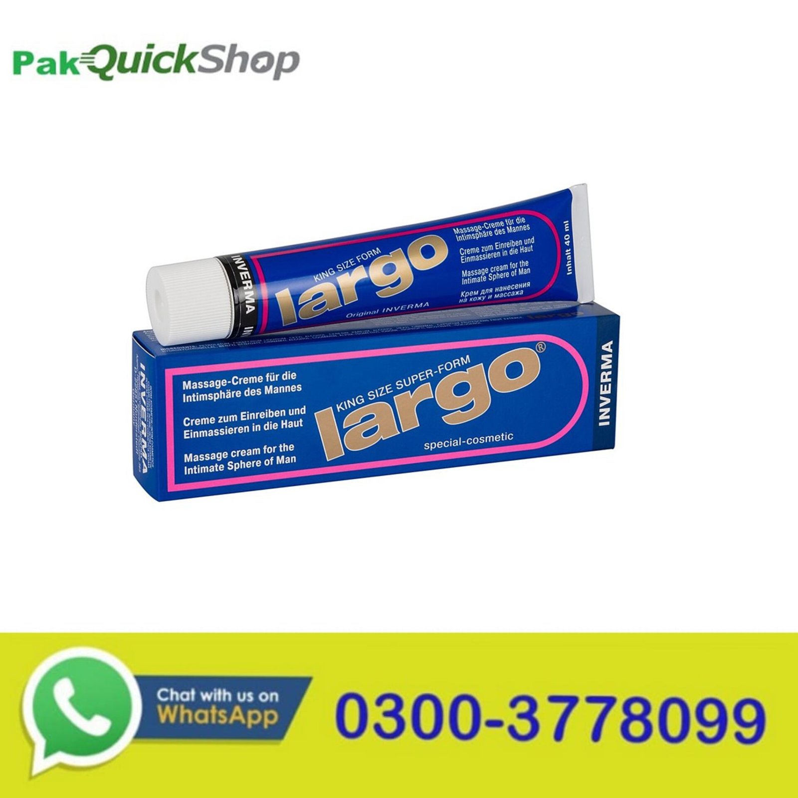 Inverma Largo Cream 40ml Price In Pakistan
